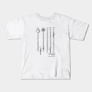 Vintage Drumsticks Patent Print 1929 Kids T-Shirt